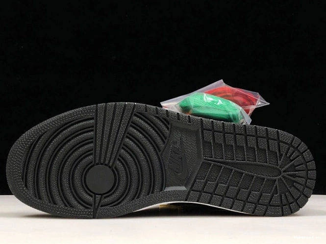 Black High OG Orange-Fir Team AV3905-038 x Air Jordan SoleFly 1 Retro 0712